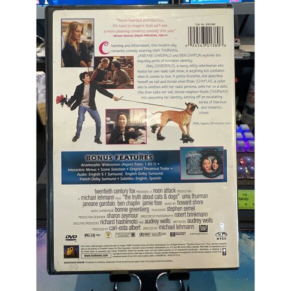 The Truth About Cats & Dogs DVD 2001 Movie PG 13 - Picture 2 of 4